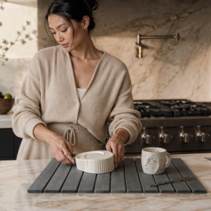 stone kitchen drying mat